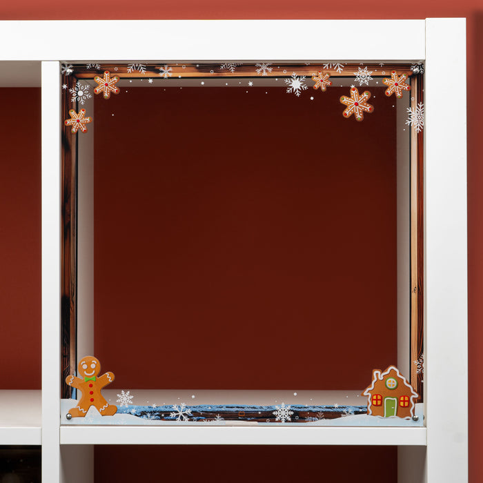 Decorative Christmas Window Display Solution for IKEA® KALLAX