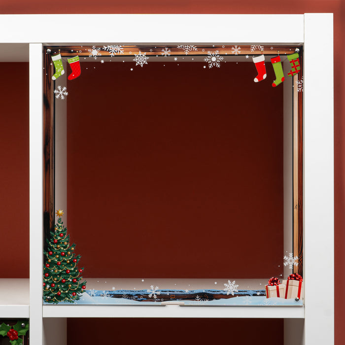 Decorative Christmas Window Display Solution for IKEA® KALLAX