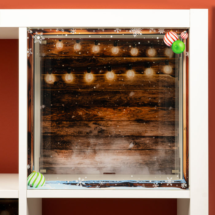 Decorative Christmas Window Display Solution for IKEA® KALLAX