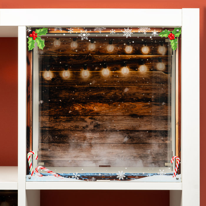 Decorative Christmas Window Display Solution for IKEA® KALLAX