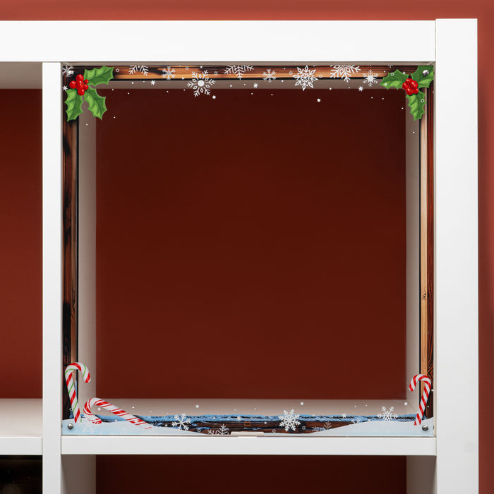 Decorative Christmas Window Display Solution for IKEA® KALLAX