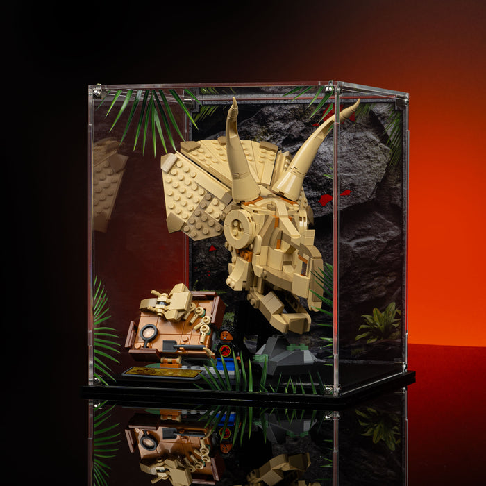 Limited Edition Display Case for LEGO® Jurassic World: Dinosaur Fossils Triceratops Skull (76969)