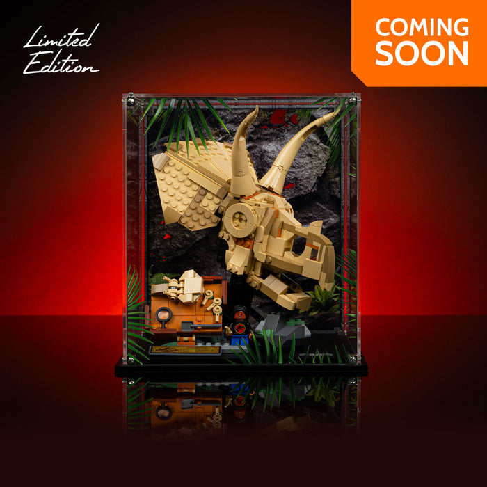 Limited Edition Display Case for LEGO® Jurassic World: Dinosaur Fossils Triceratops Skull (76969)