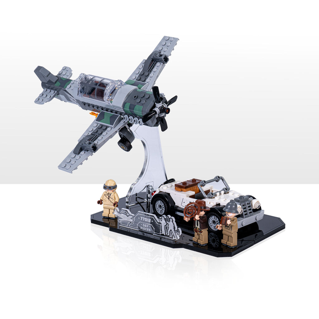 Display stand for LEGO® Indiana Jones™ Fighter Plane Chase (77012) — Wicked  Brick