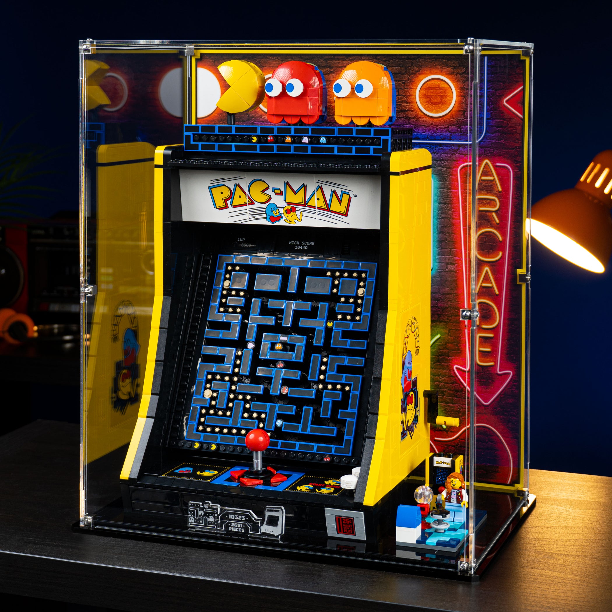 Display case for LEGO® PAC-MAN Arcade (10323) — Wicked Brick