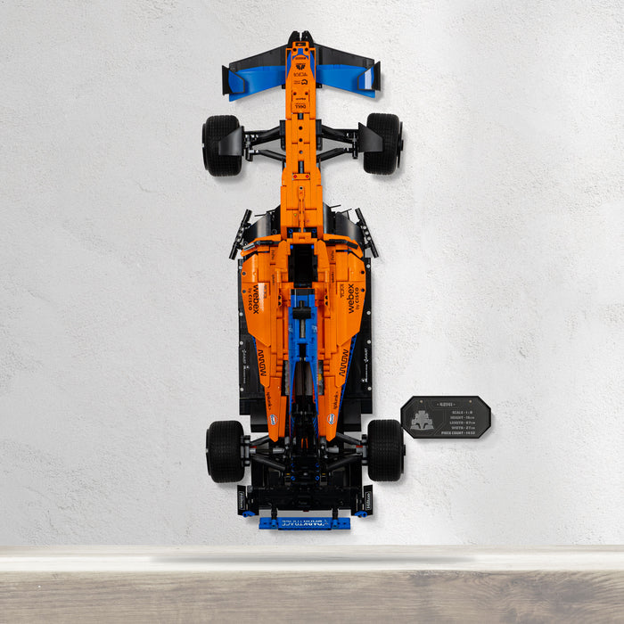 Wall Mounted Display Stand for LEGO® Technic™ McLaren Formula 1™ Race Car (42141)