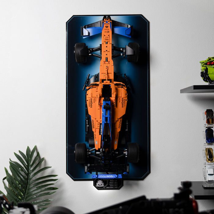 Wall Mounted Display Stand for LEGO® Technic™ McLaren Formula 1™ Race Car (42141)