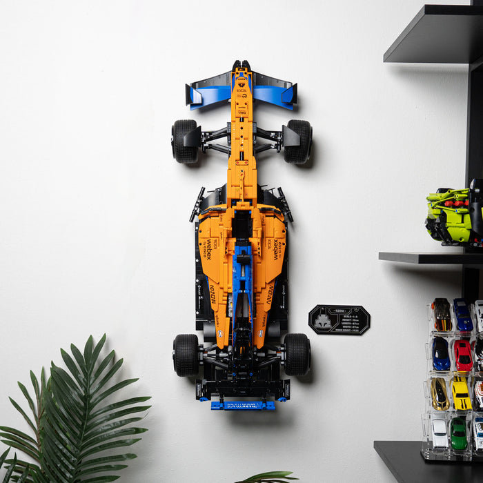 Wall Mounted Display Stand for LEGO® Technic™ McLaren Formula 1™ Race Car (42141)