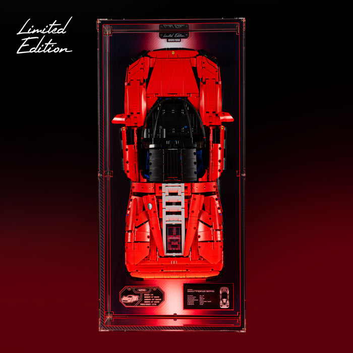 Limited Edition Wall Mounted Display Case for LEGO® Technic™ Ferrari Daytona SP3 (42143)