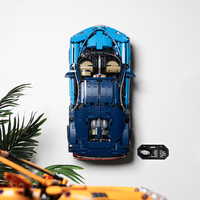 Wall Mounted Display Stand for LEGO® Technic™ Bugatti Chiron (42083)