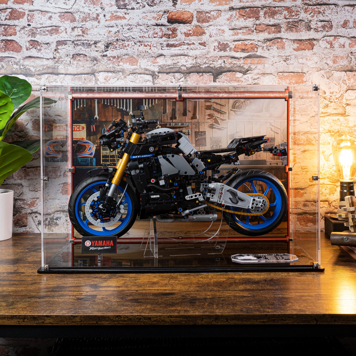 Display case for LEGO® Technic Yamaha MT-10 SP (42159) — Wicked Brick