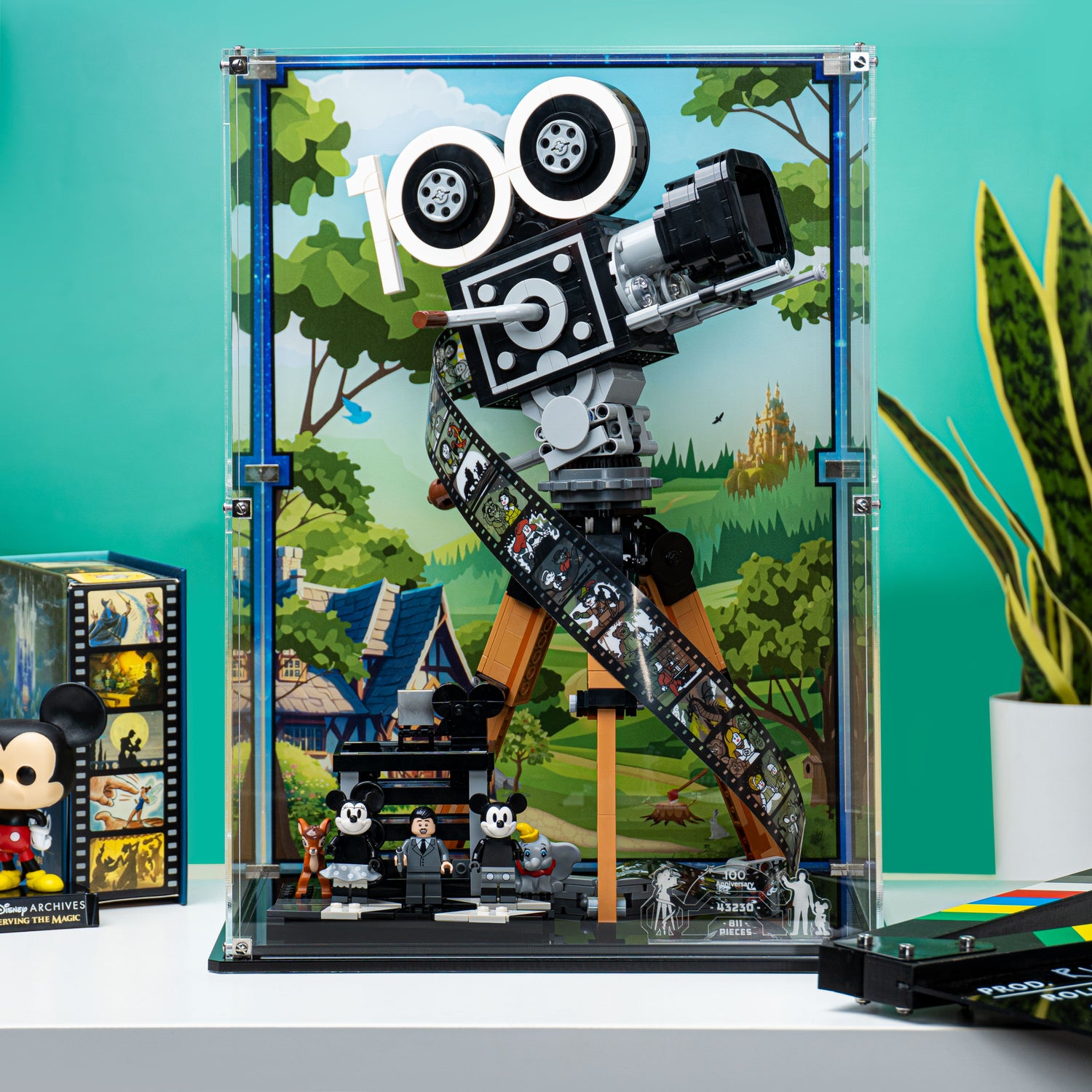 Display case for LEGO® Walt Disney Tribute Camera (43230) — Wicked Brick