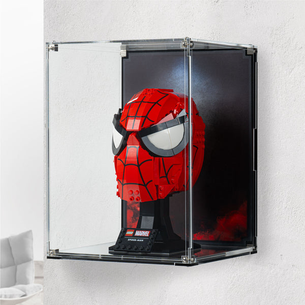 Display Cases for Spider-Man's Mask (76285) — Wicked Brick