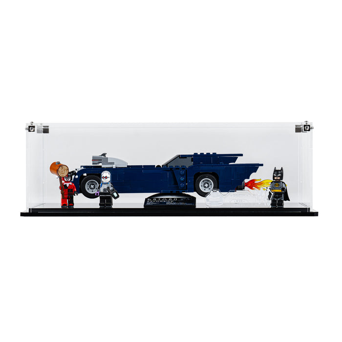Display case for LEGO Batman: Batman™ with the Batmobile™ vs. Harley Quinn™ and Mr. Freeze™ (76274)