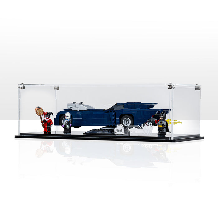 Display case for LEGO Batman: Batman™ with the Batmobile™ vs. Harley Quinn™ and Mr. Freeze™ (76274)