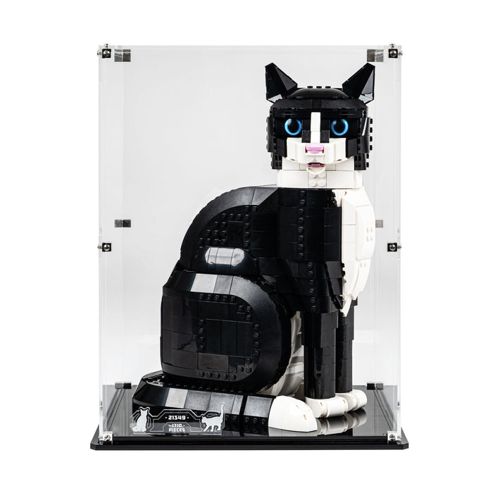 Display case for LEGO® Tuxedo Cat (21349)