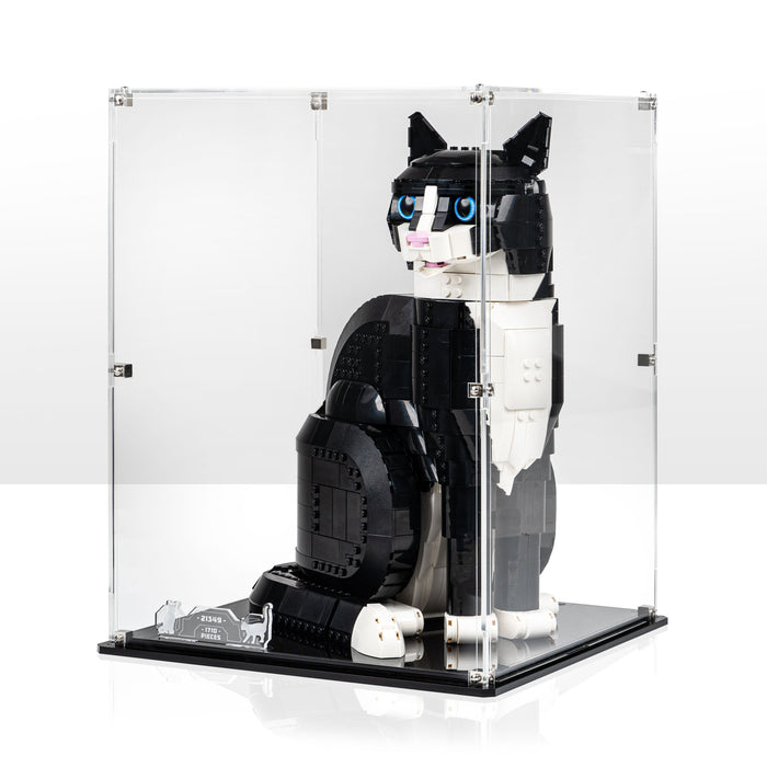 Display case for LEGO® Tuxedo Cat (21349)