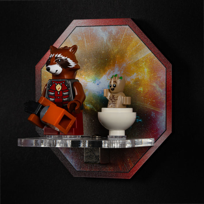 Limited Edition Wall Mounted Display Stand for LEGO® Guardians of the Galaxy: The Milano (76286)