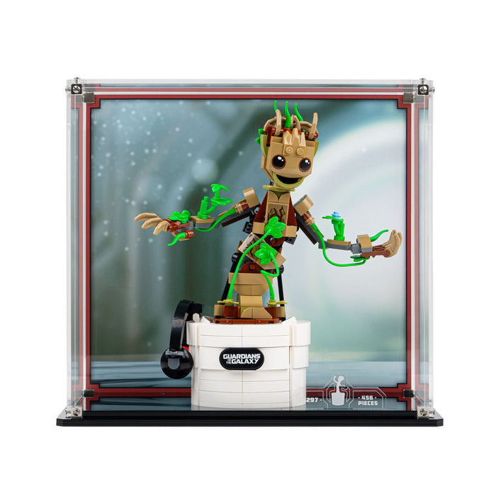 Display Case for LEGO® Marvel™ Dancing Groot (76297)