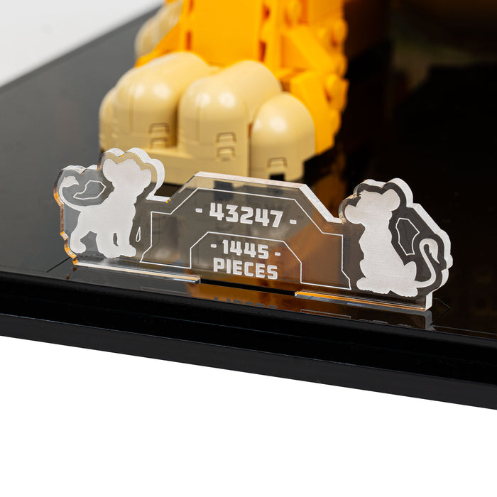 Display Case for LEGO® Young Simba the Lion King (43247)