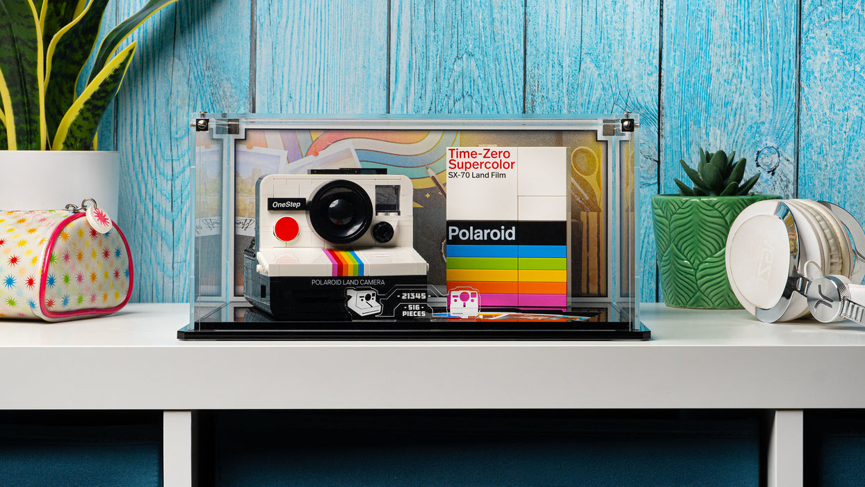 Display Case for LEGO® Polaroid OneStep SX-70 Camera (21345)