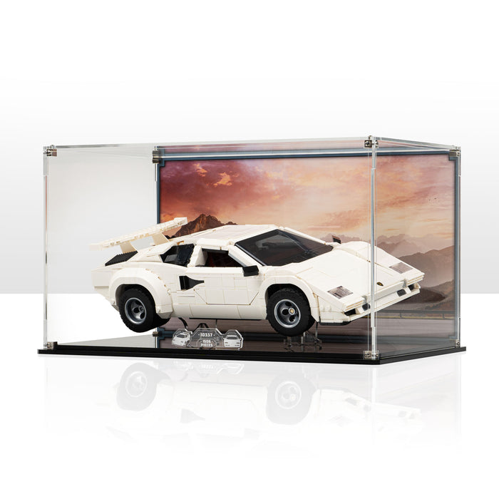 Display Case for LEGO® Icons Lamborghini Countach 5000 Quattrovalvole (10337)