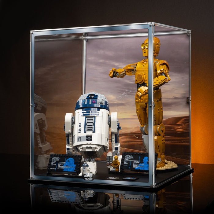 Limited Edition Display Case for LEGO® Star Wars™ C-3PO and R2-D2 (75398, 75379)