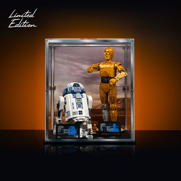 Limited Edition Display Case for LEGO® Star Wars™ C-3PO and R2-D2 (75398, 75379)