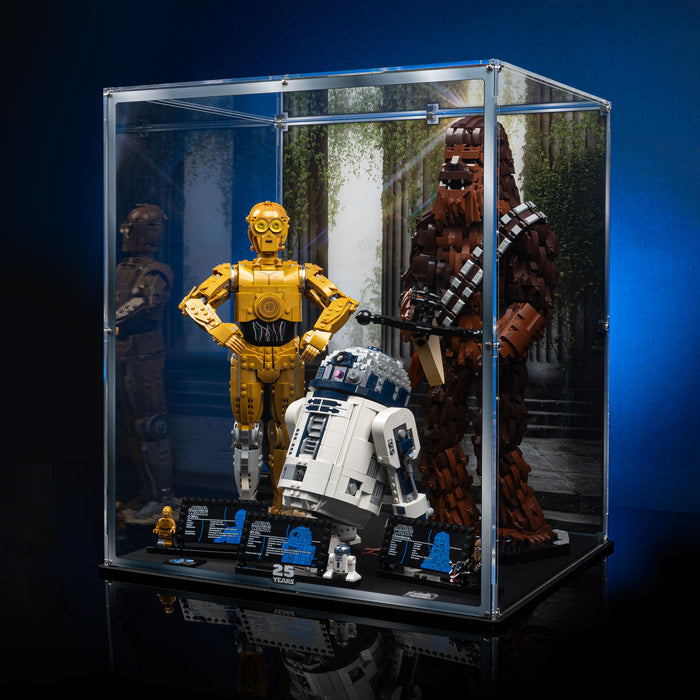 Limited Edition Display Case for LEGO® Star Wars™ Chewbacca, C-3PO and R2-D2 (75371, 75398, 75379)