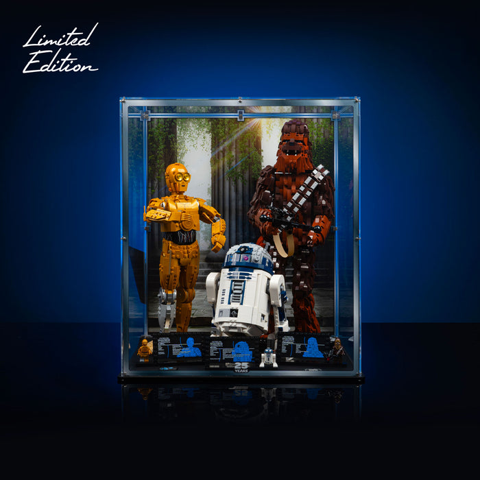 Limited Edition Display Case for LEGO® Star Wars™ Chewbacca, C-3PO and R2-D2 (75371, 75398, 75379)