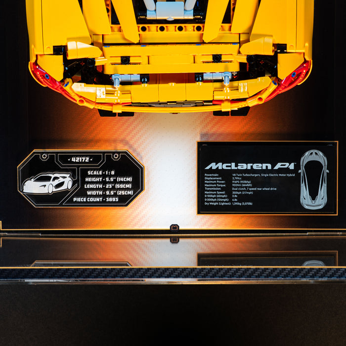 Limited Edition Wall Mounted Display Case for LEGO® Technic™ McLaren P1™ (42172)