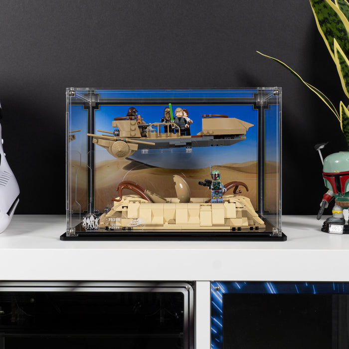 Display Case for LEGO® Star Wars Desert Skiff and Sarlacc Pit (75396)