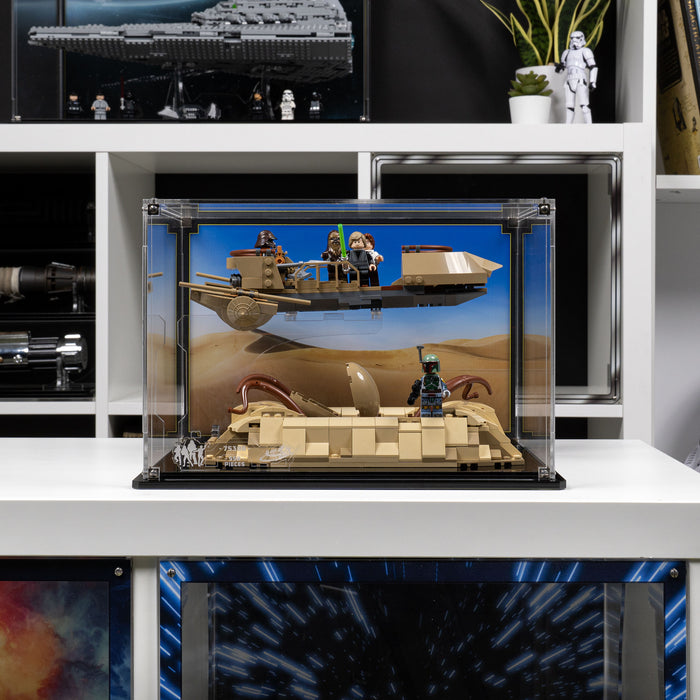 Display Case for LEGO® Star Wars Desert Skiff and Sarlacc Pit (75396)