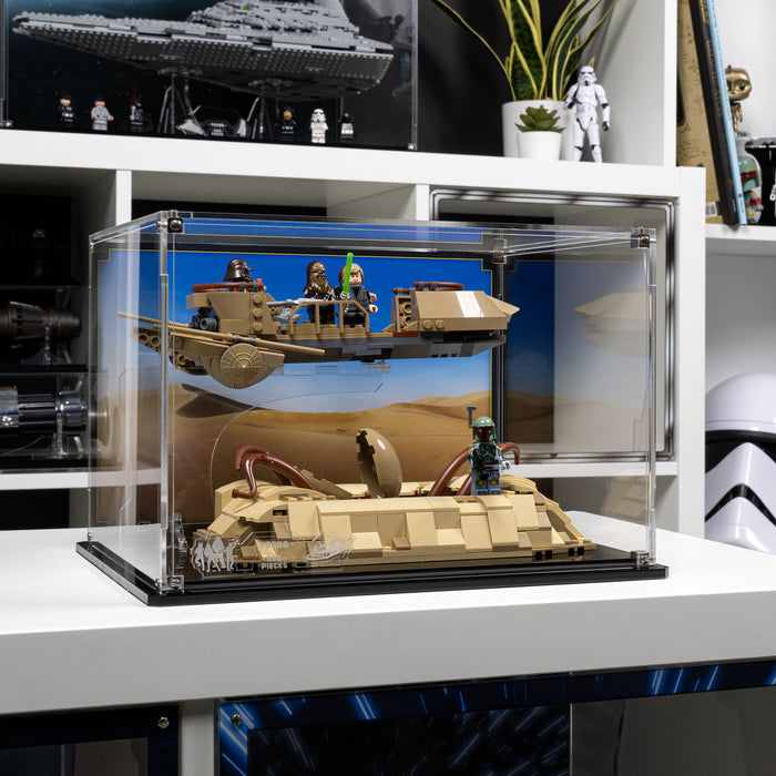 Display Case for LEGO® Star Wars Desert Skiff and Sarlacc Pit (75396)