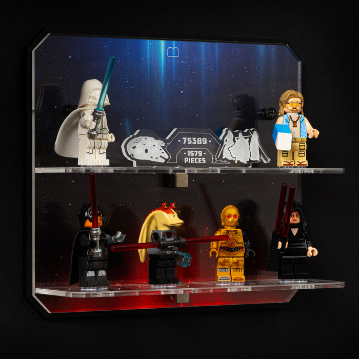 Limited Edition Wall Mounted Display Stand for LEGO® Star Wars™ The Dark Falcon (75389)