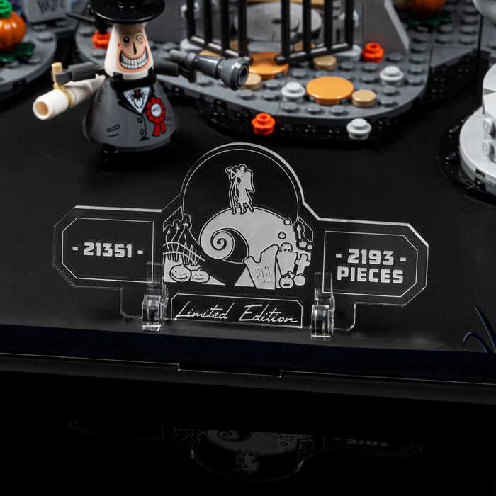 Limited Edition Display Case for LEGO® Ideas: The Nightmare Before Christmas (21351)