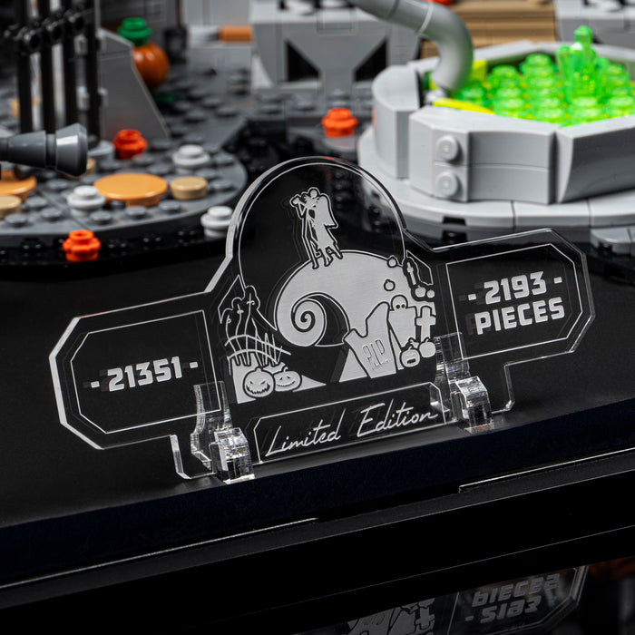 Limited Edition Display Case for LEGO® Ideas: The Nightmare Before Christmas (21351)