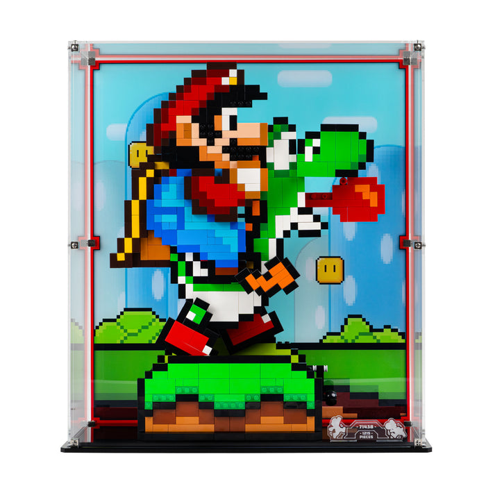 Display Case for LEGO® Super Mario™: Super Mario World™ Mario and Yoshi (71438)