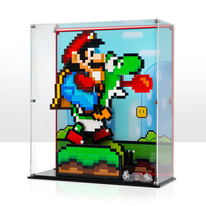 Display Case for LEGO® Super Mario™: Super Mario World™ Mario and Yoshi (71438)