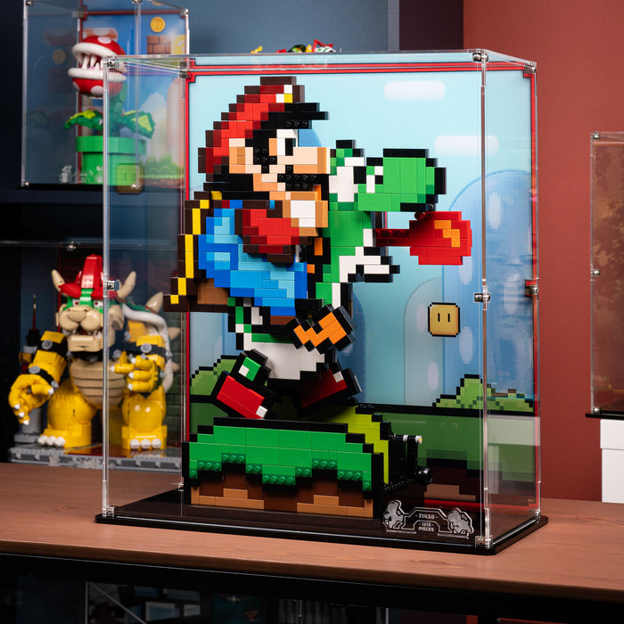 Display Case for LEGO® Super Mario™: Super Mario World™ Mario and Yoshi (71438)