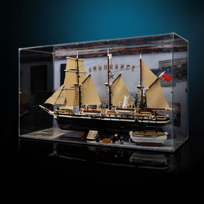 Limited Edition Display Case for LEGO® Icons: The Endurance (10335) and Shackleton’s Lifeboat (40729)