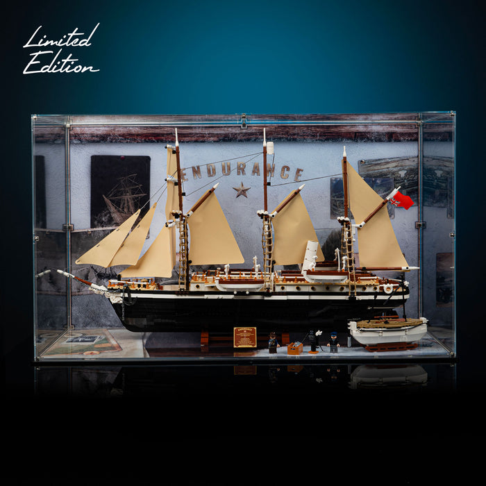 Limited Edition Display Case for LEGO® Icons: The Endurance (10335) and Shackleton’s Lifeboat (40729)