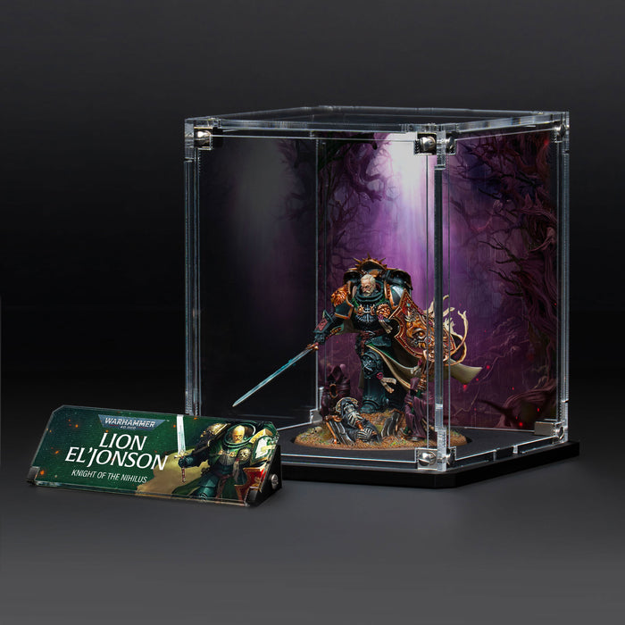 Display Case for Warhammer 40,000 Dark Angels Lion El’Jonson