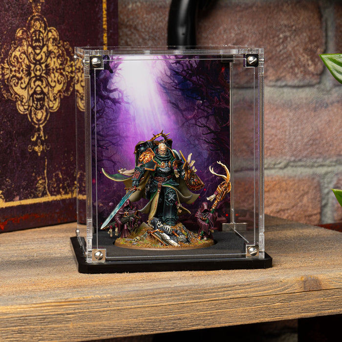 Display Case for Warhammer 40,000 Dark Angels Lion El’Jonson