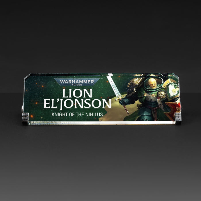 Plaque for Warhammer 40,000 - Dark Angels Lion El'Jonson