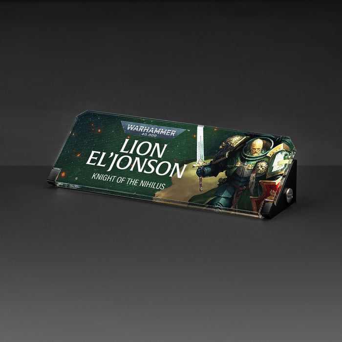 Plaque for Warhammer 40,000 - Dark Angels Lion El'Jonson