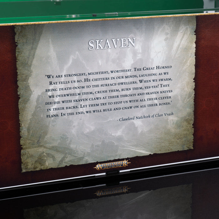 Limited Edition Display Case for Warhammer Age of Sigmar: Skaventide - Skaven Army