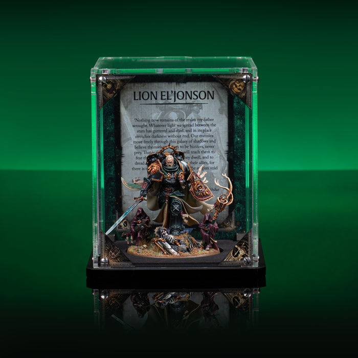 Limited Edition Display Case for Warhammer 40,000 Dark Angels Lion El’Jonson