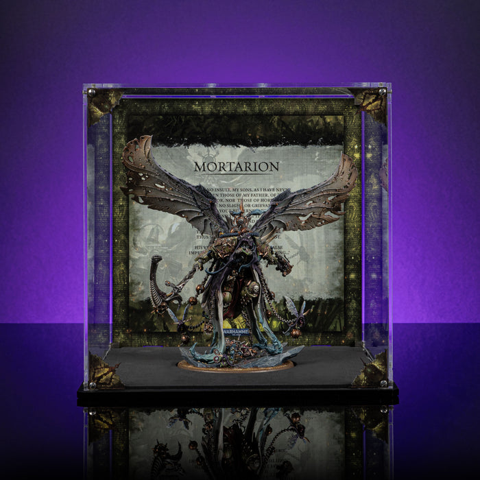 Limited Edition Display Case for Warhammer 40,000 Mortarion, Daemon Primarch of Nurgle