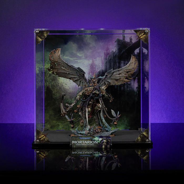 Limited Edition Display Case for Warhammer 40,000 Mortarion, Daemon Primarch of Nurgle